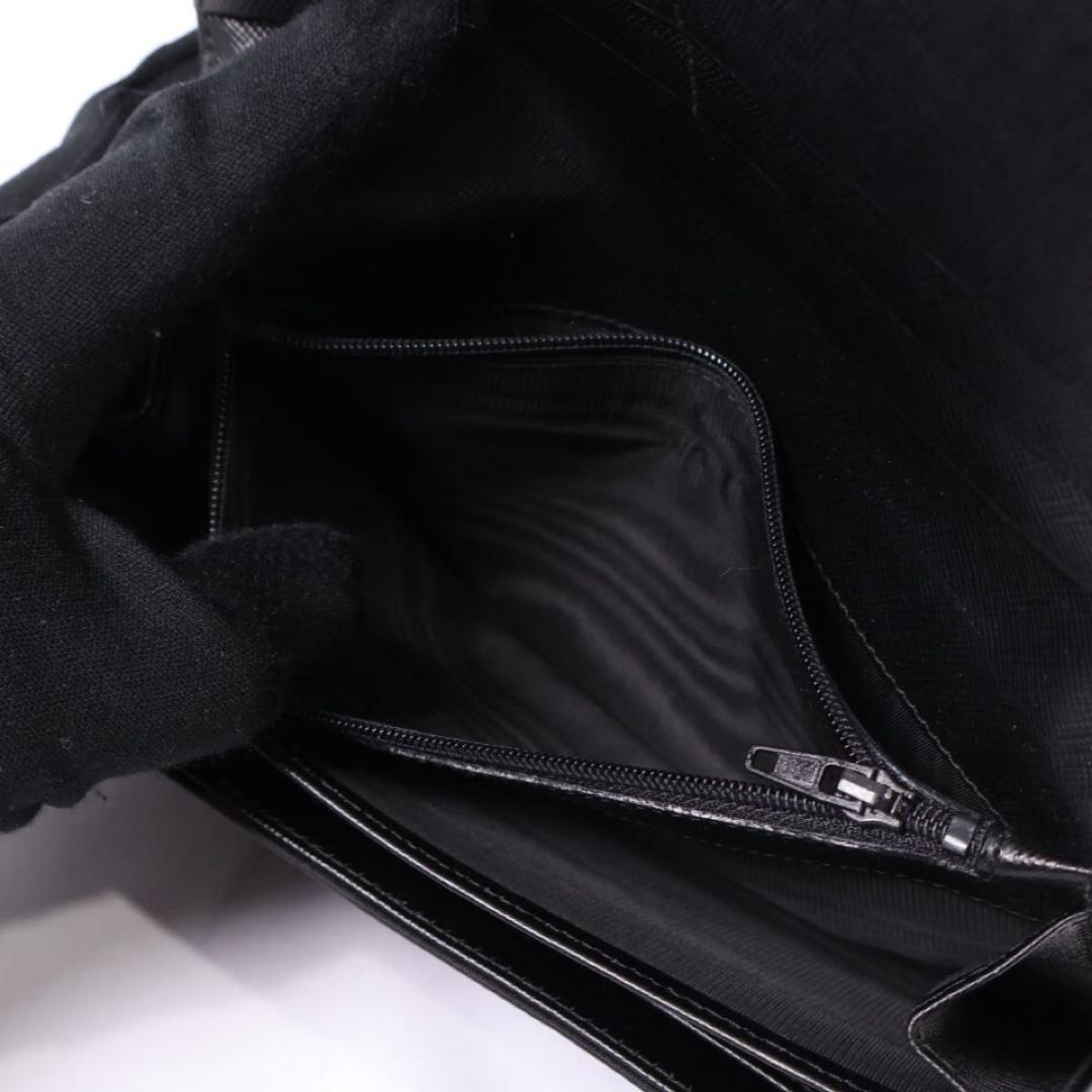 【超極美品】PRADA テスートナイロン　長財布　トライアングルロゴ　黒