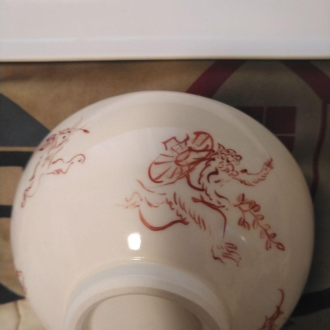 鳥獣戯画　高山寺（赤塗り）茶碗