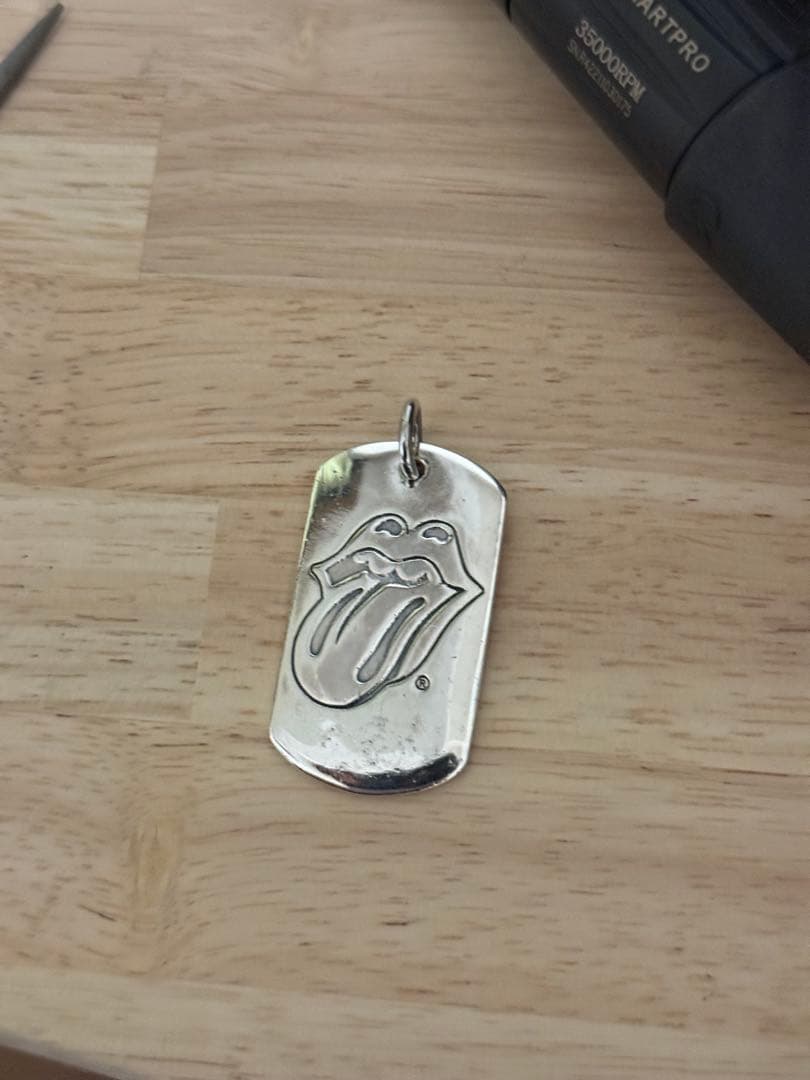 クロムハーツ D TAG LRG LT リップアンドタンドッグタグ ネックレス