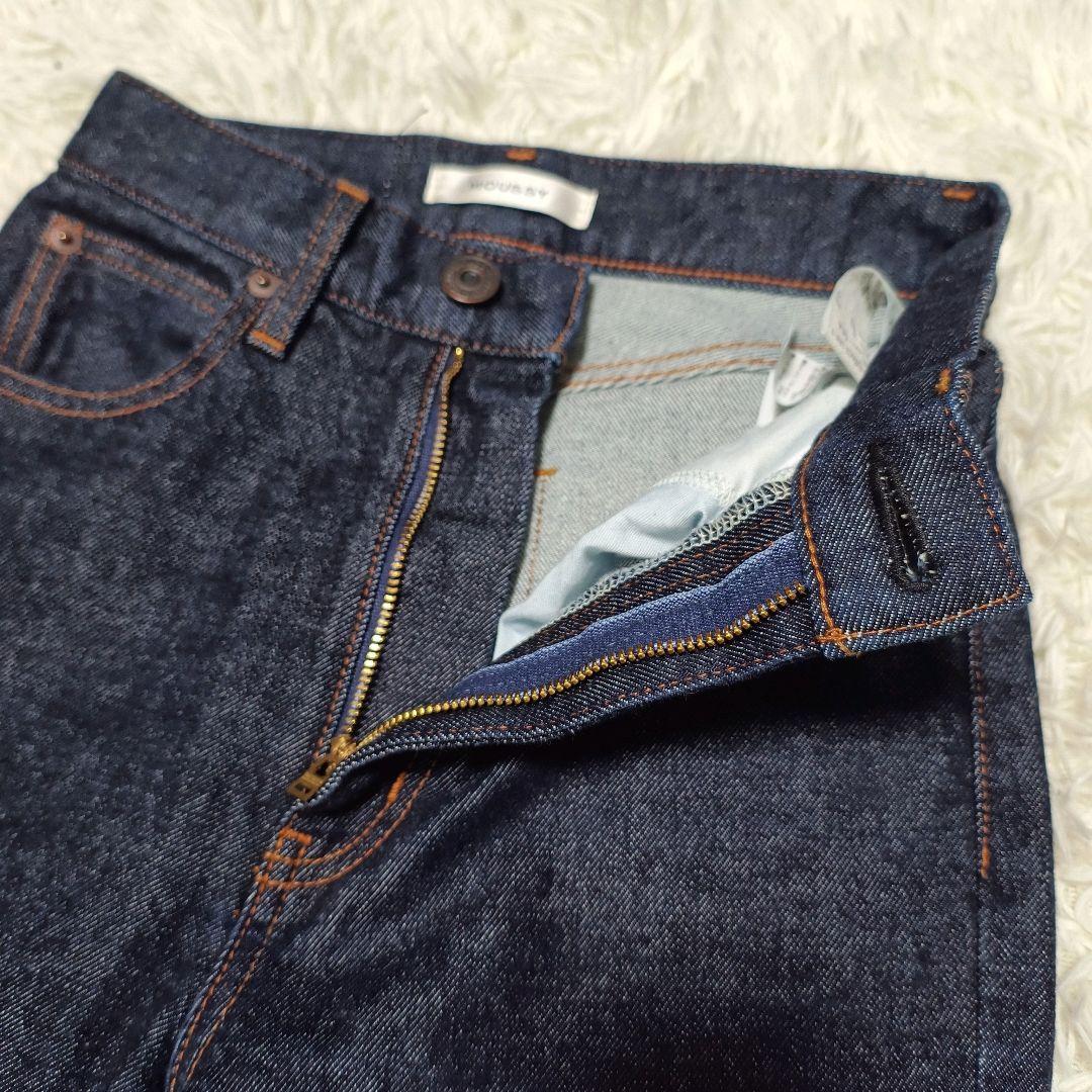 超美品 MOUSSY MVS FLARE 濃紺 フレア デニム 24