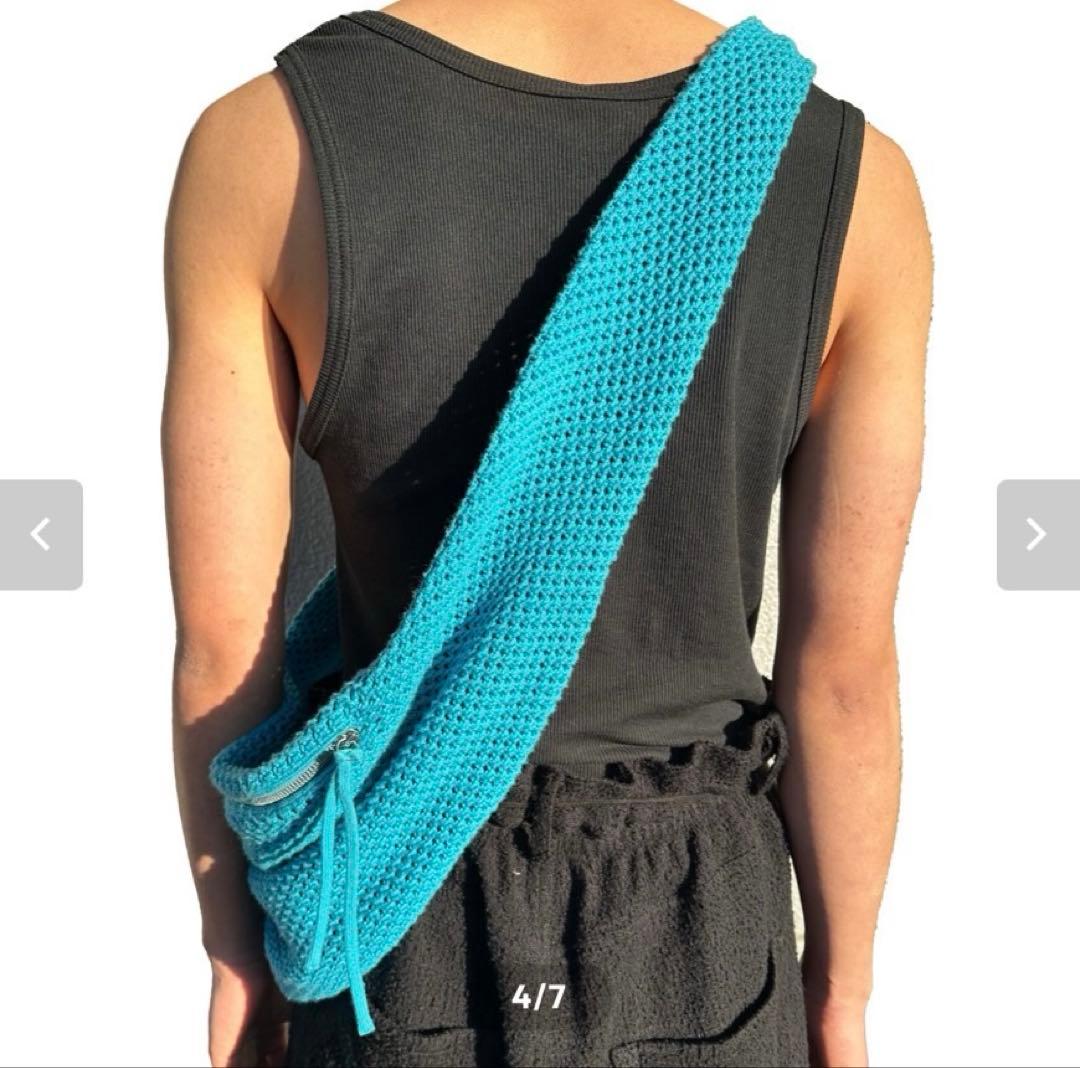 バッグ syuman Fisherman body bag Col:Blue