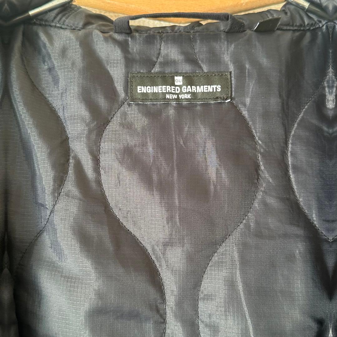 GU ENGINEERED GARMENTS パデッドシェルパーカ ネイビー M