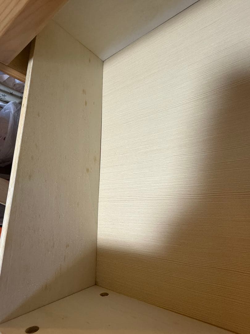 無印良品　パイン材4段チェスト