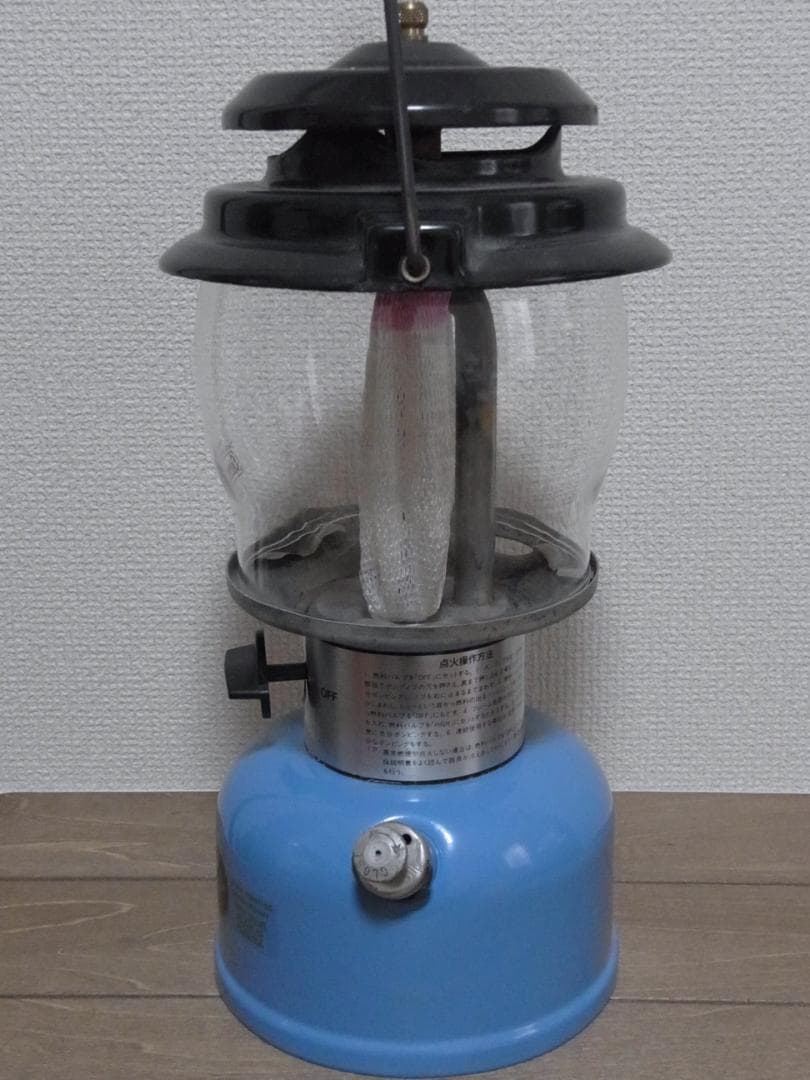 Coleman model295 ガソリンランタン 塗替え品 ケース付