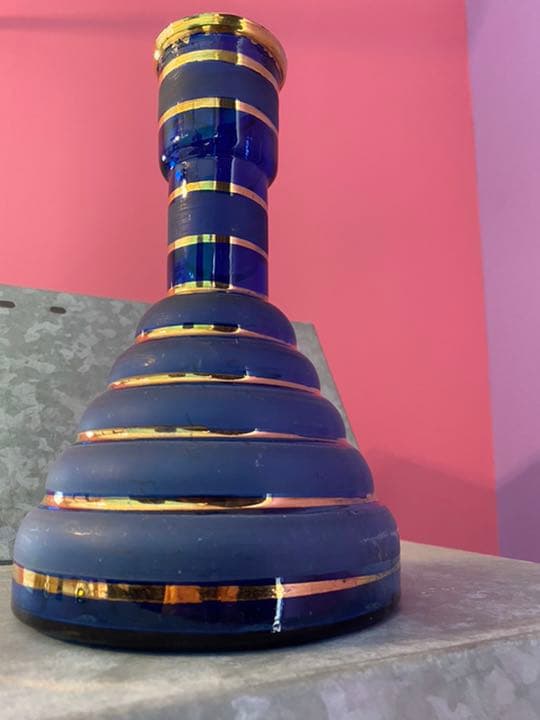 ビンテージ　花瓶 レトロ ガラス アンティーク フラワーベース