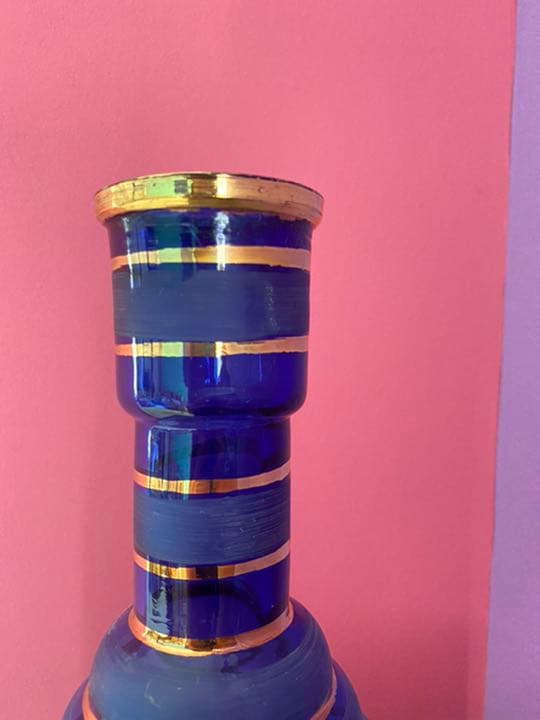 ビンテージ　花瓶 レトロ ガラス アンティーク フラワーベース