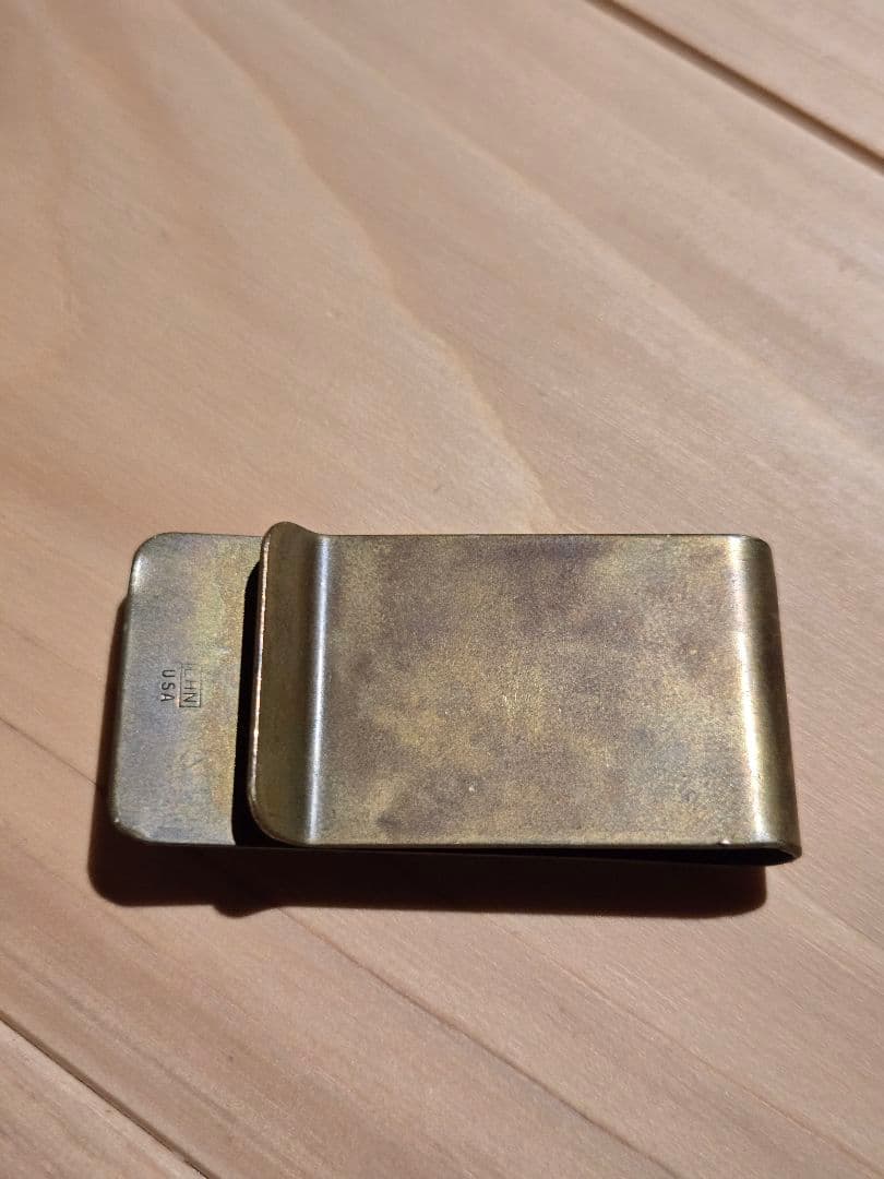 LHN JEWELRY マネークリップ 真鍮製 鳥モチーフ