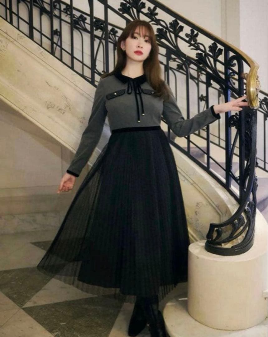 【最終値下げ】Garnier Pleated Dress ワンピース