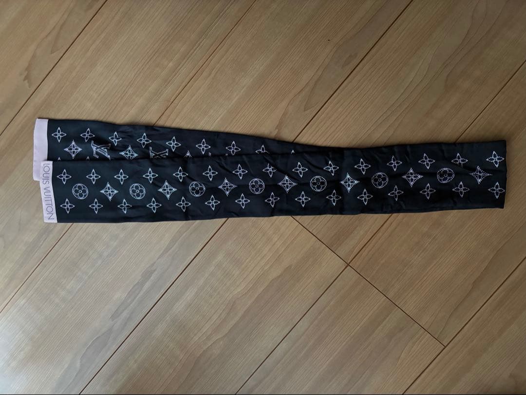 ルイヴィトン LOUIS VUITTON バンドー スカーフ リボンスカーフ