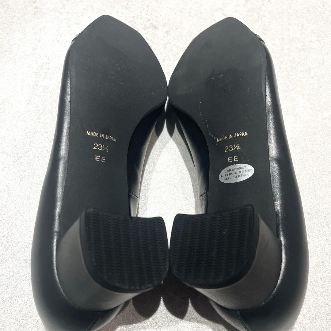 週末限定価格！未使用品Rizraffinee★スクエアトゥヒールアップローファー