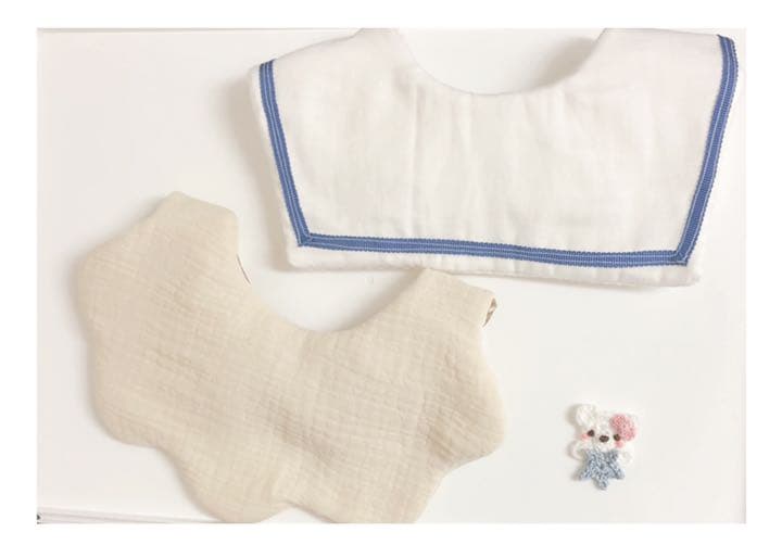 ハンドメイドスタイ　オーダースタイ　菜の花様