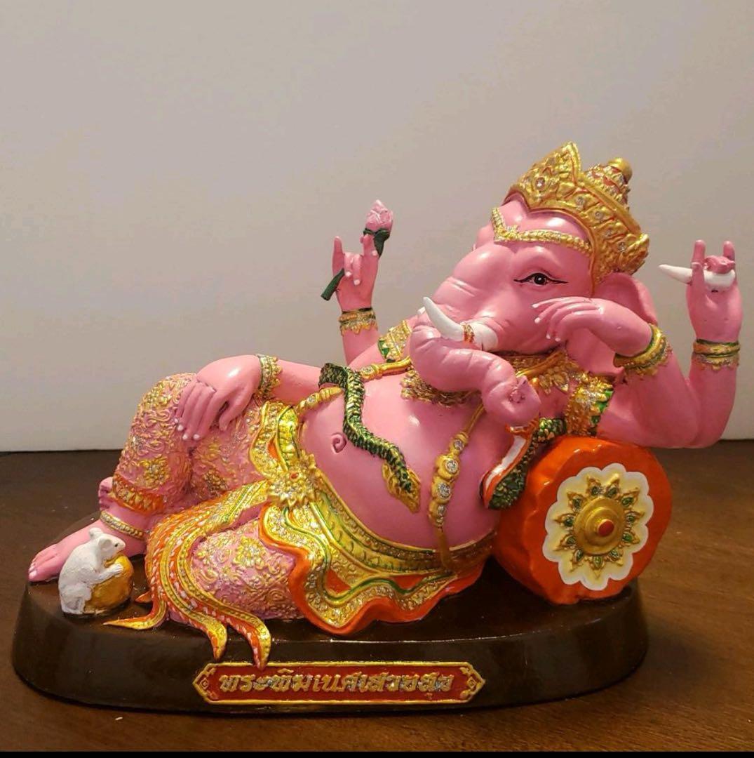 3倍速で願いが叶うと言われている【ピンクのガネーシャ】タイの現地で購入！