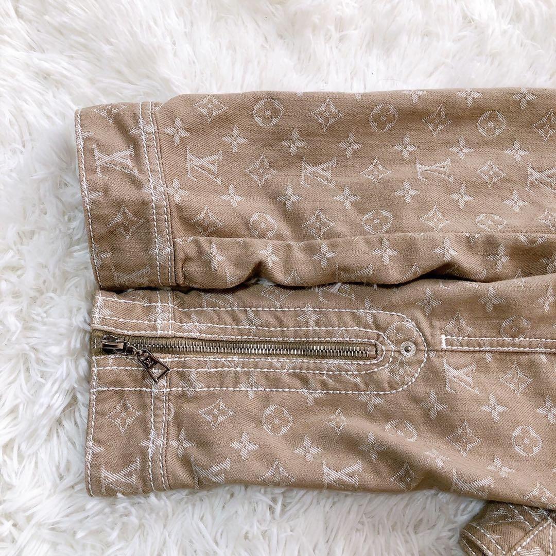 ルイヴィトン LOUISVUITTON デニムライダース ジャケット モノグラム