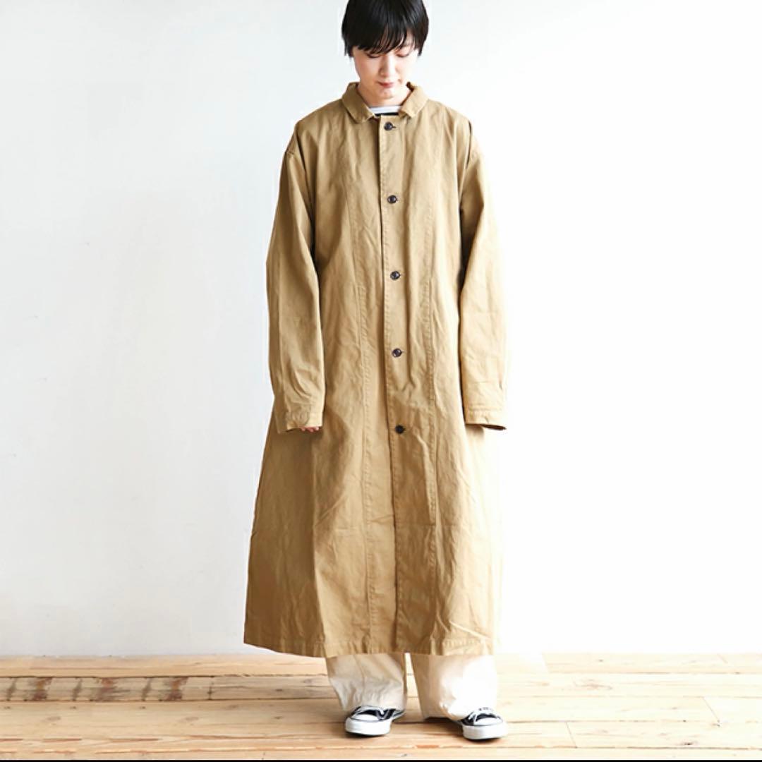 【HARVESTY】　オーバー　ステンカラーコート