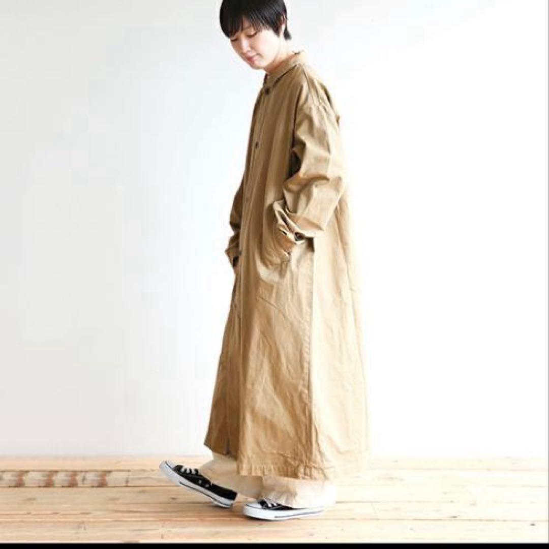 【HARVESTY】　オーバー　ステンカラーコート