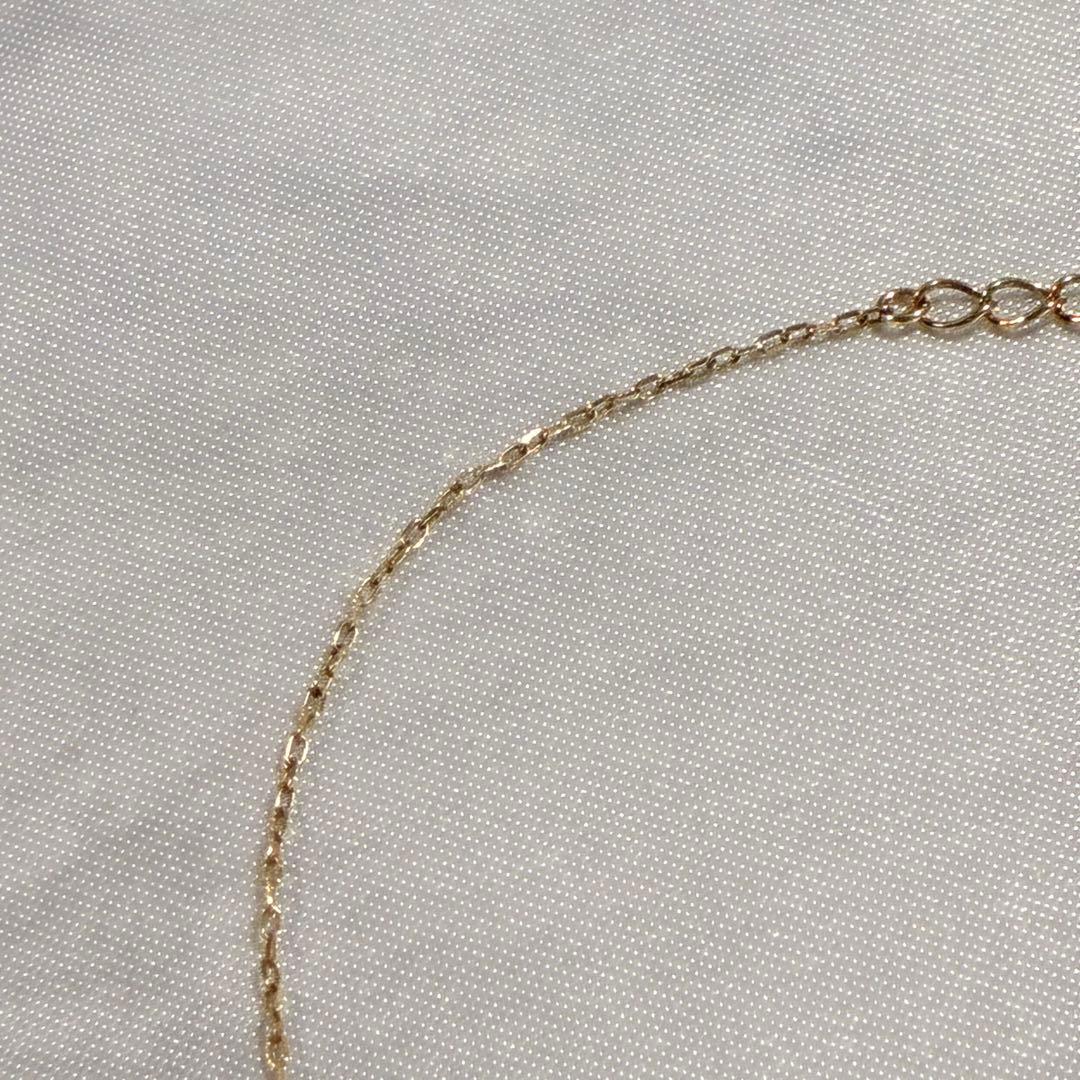 【極美品】✨cui-cui✨ K10YGブレスレット 楕円リンクチェーン