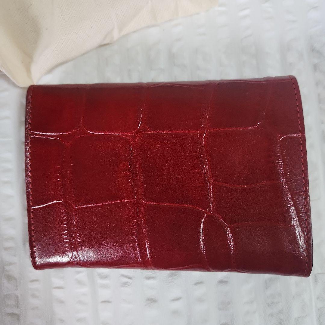 IL BISONTE 二つ折り財布 レッド