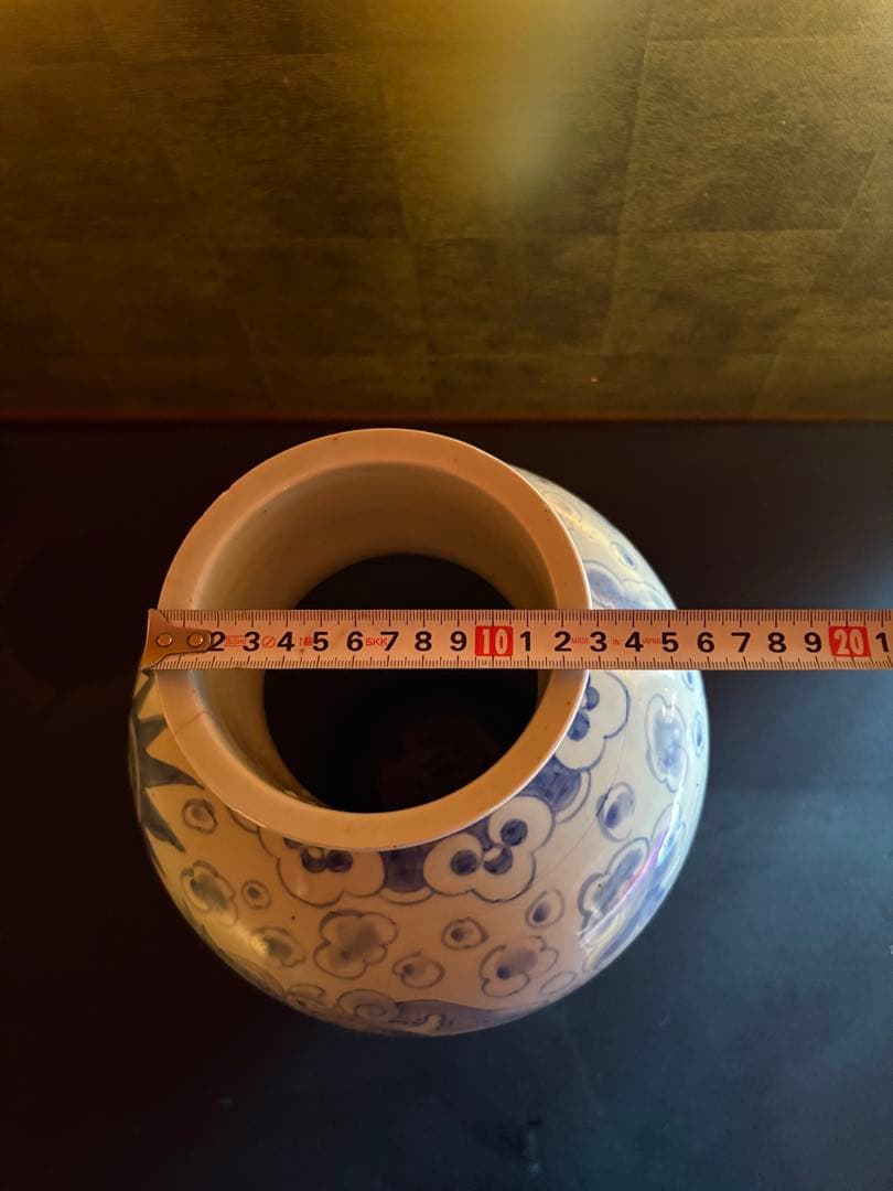龍　壺　置物