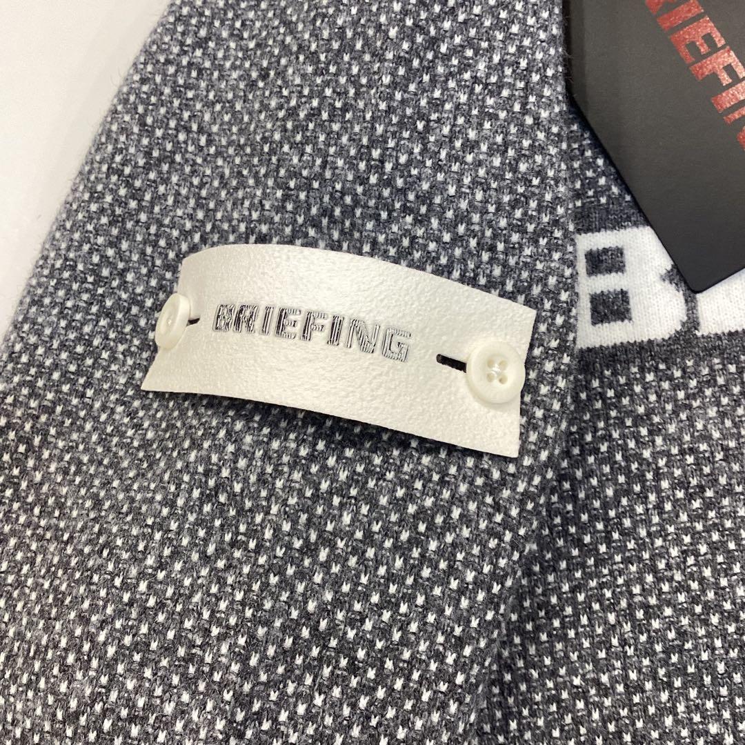 BRIEFING 新品　BIRDS EYE LOGO CREWNECK KNIT