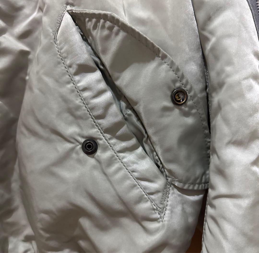ALPHA INDUSTRIES 80s 三本タグMA-1 シルバー