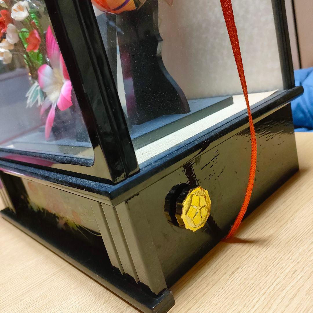 伝統的 羽子板人形 ガラスケース入り