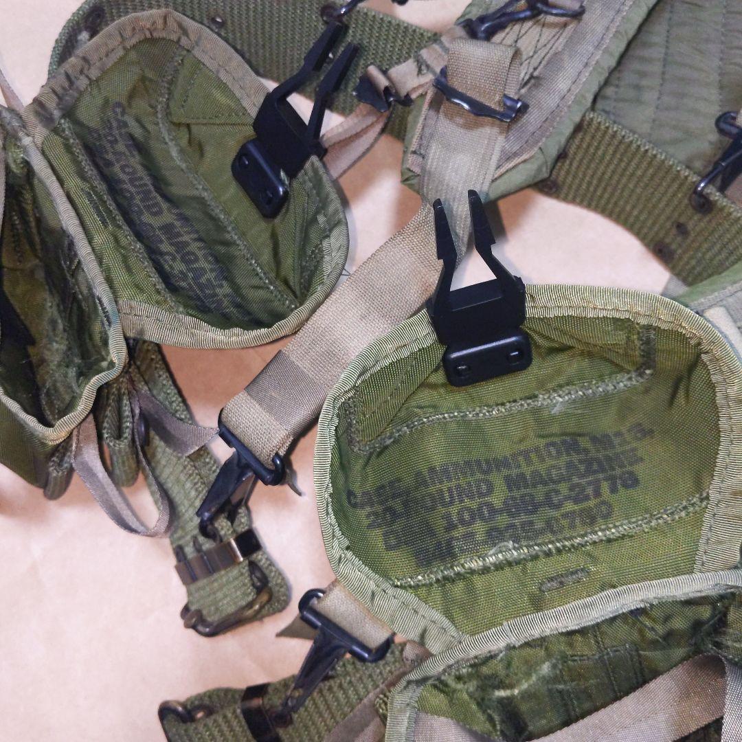 アメリカ陸軍M67装備 ベルト/サスペンダ― /マガジンポーチ 実物放出良品
