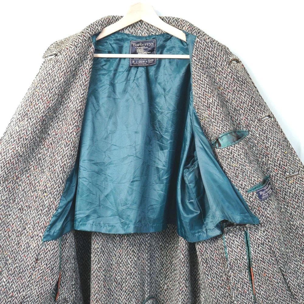 50s60s ビンテージ バーバリー アイリッシュツイード バルマカーンコート