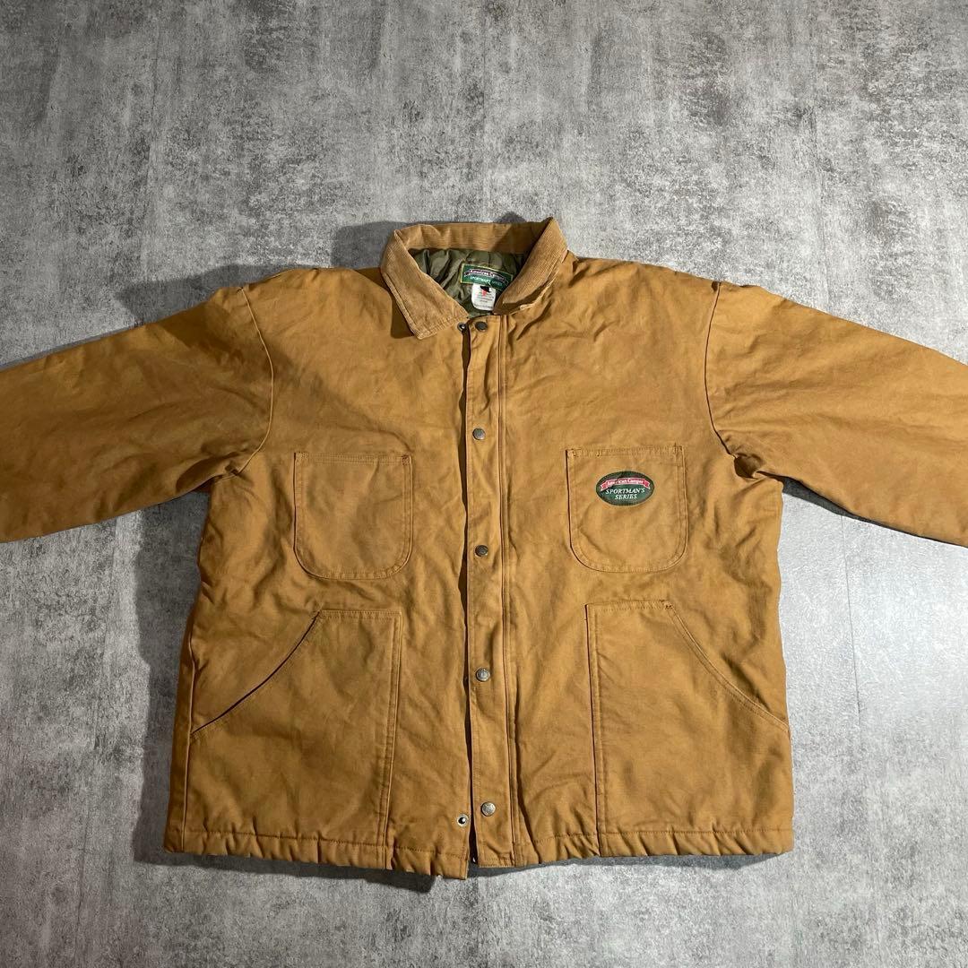 American Camperダック地デトロイトジャケット裏地キルティングXL