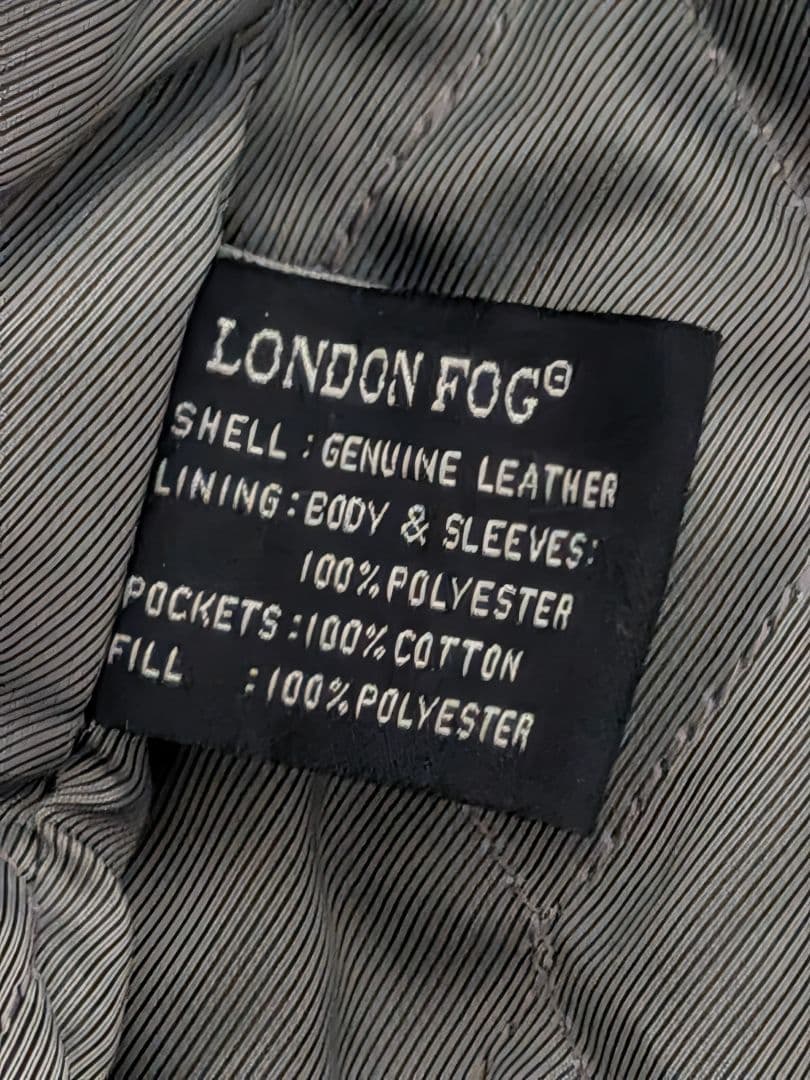 【LONDON FOG】レザージャケット L 本革