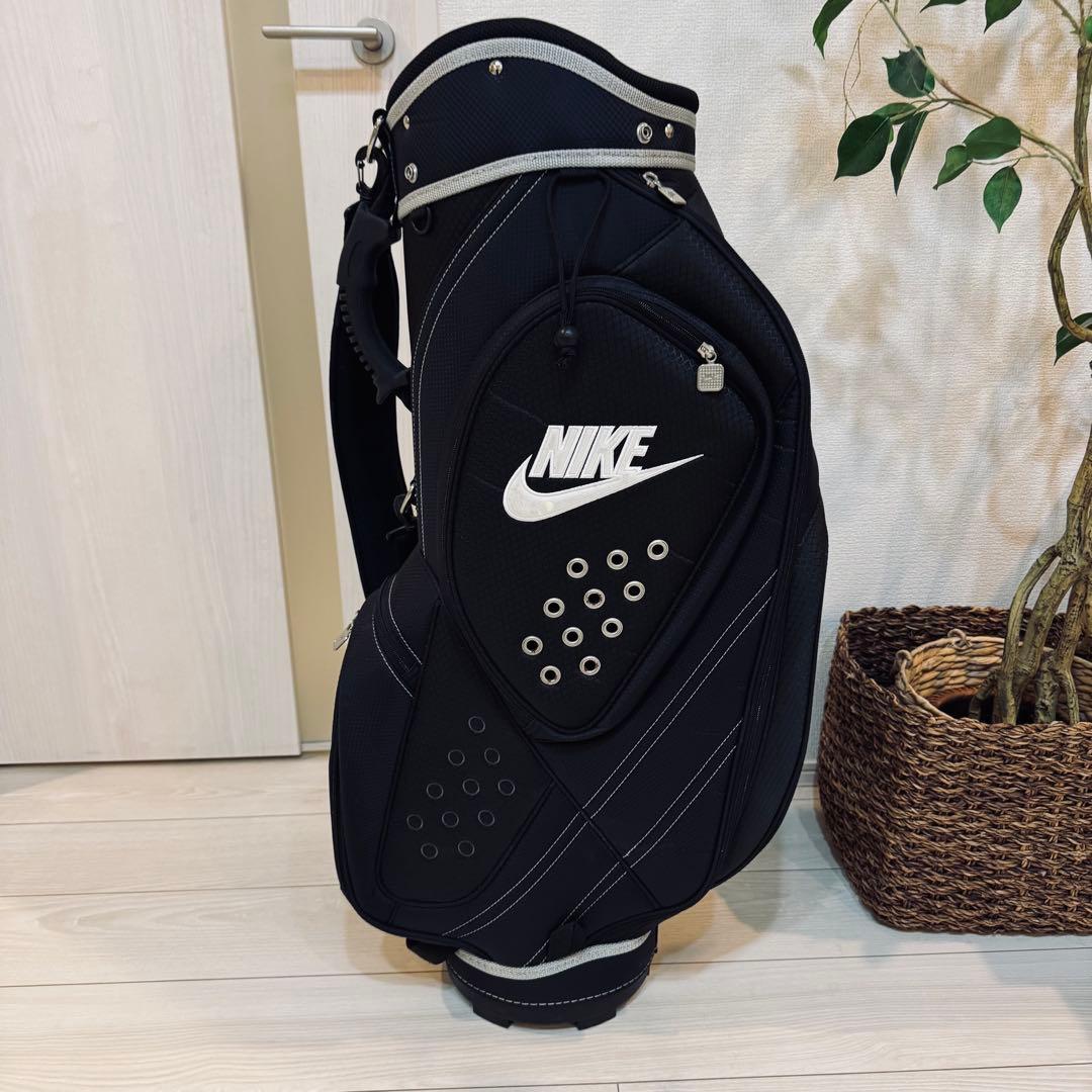 NIKE ナイキゴルフ キャディバッグ9型6分割 ブラック 軽量
