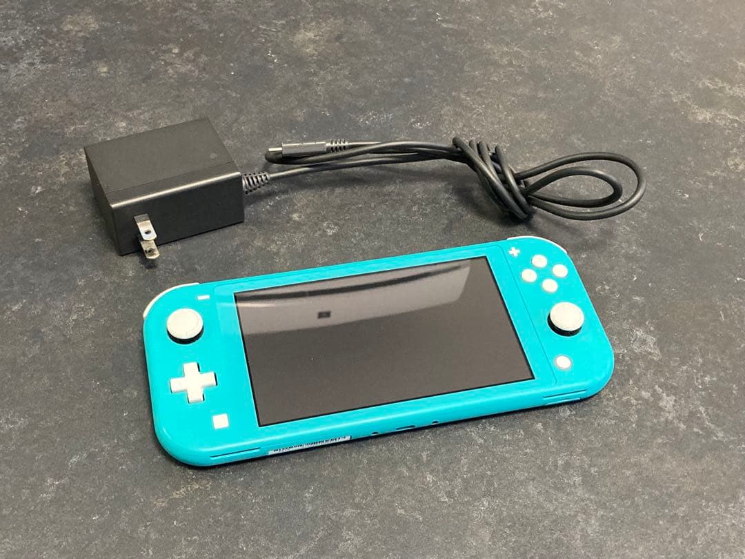 【美品】Nintendo Switch Lite ターコイズ 本体 充電器付き