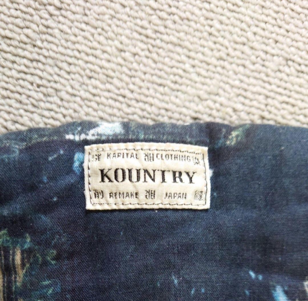 KAPITAL KOUNTRY パッチワーク 転写 KESAマフラー