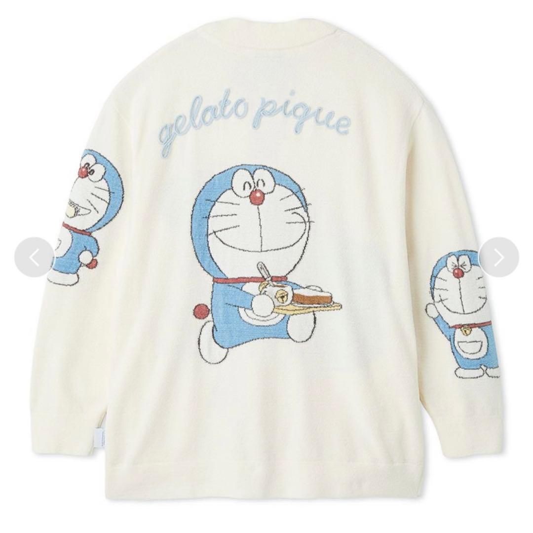 ジェラートピケ ドラえもん　カーディガン　OWHT M-L
