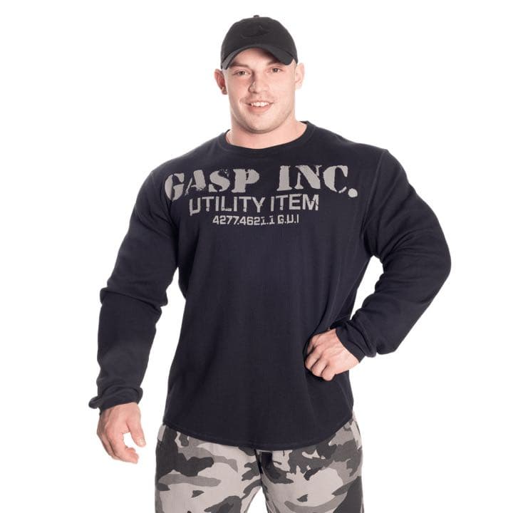 gasp サーマルジムスウェット　ブラック　M