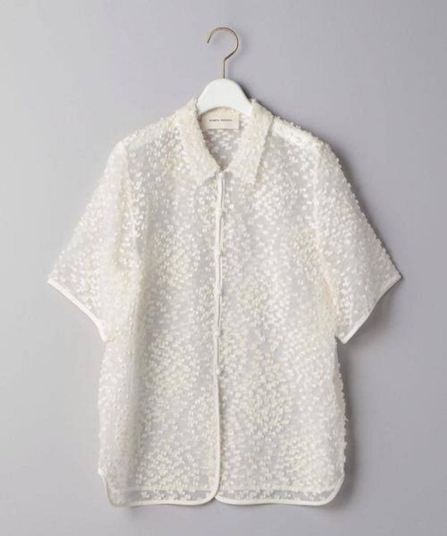 AEWEN MATOPH イウエン マトフ ドット ジャカード ブラウス