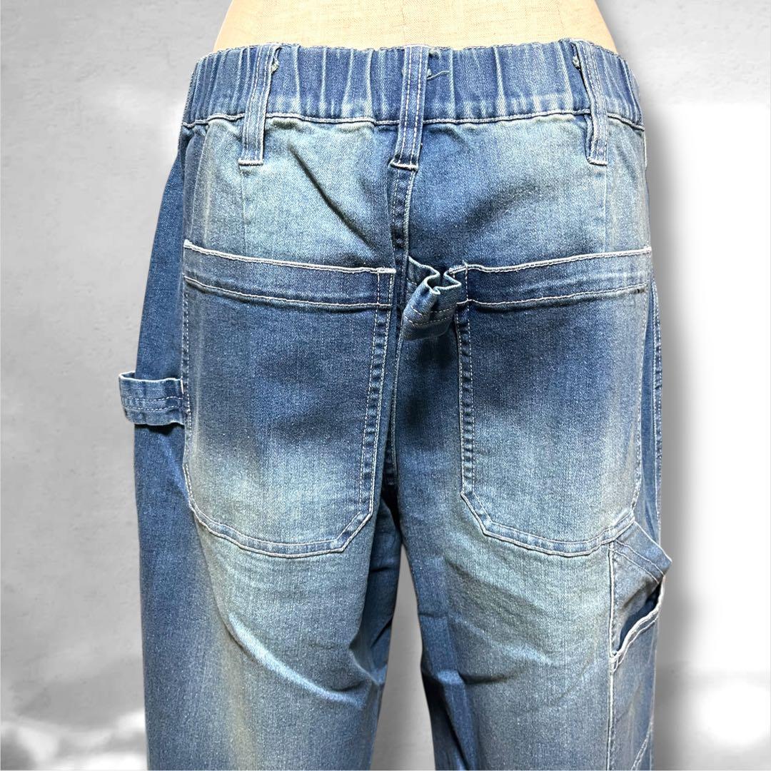 ♥️新品未使用♥️ MICALLEMICALLE ワイドベイカーデニムパンツ L