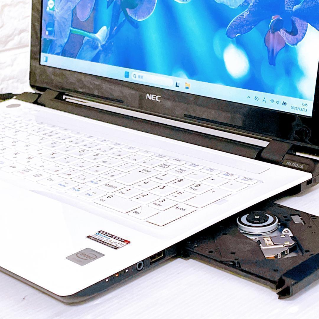 【快速】ノートパソコン NEC SSD Windows11 カメラ付 ノートPC