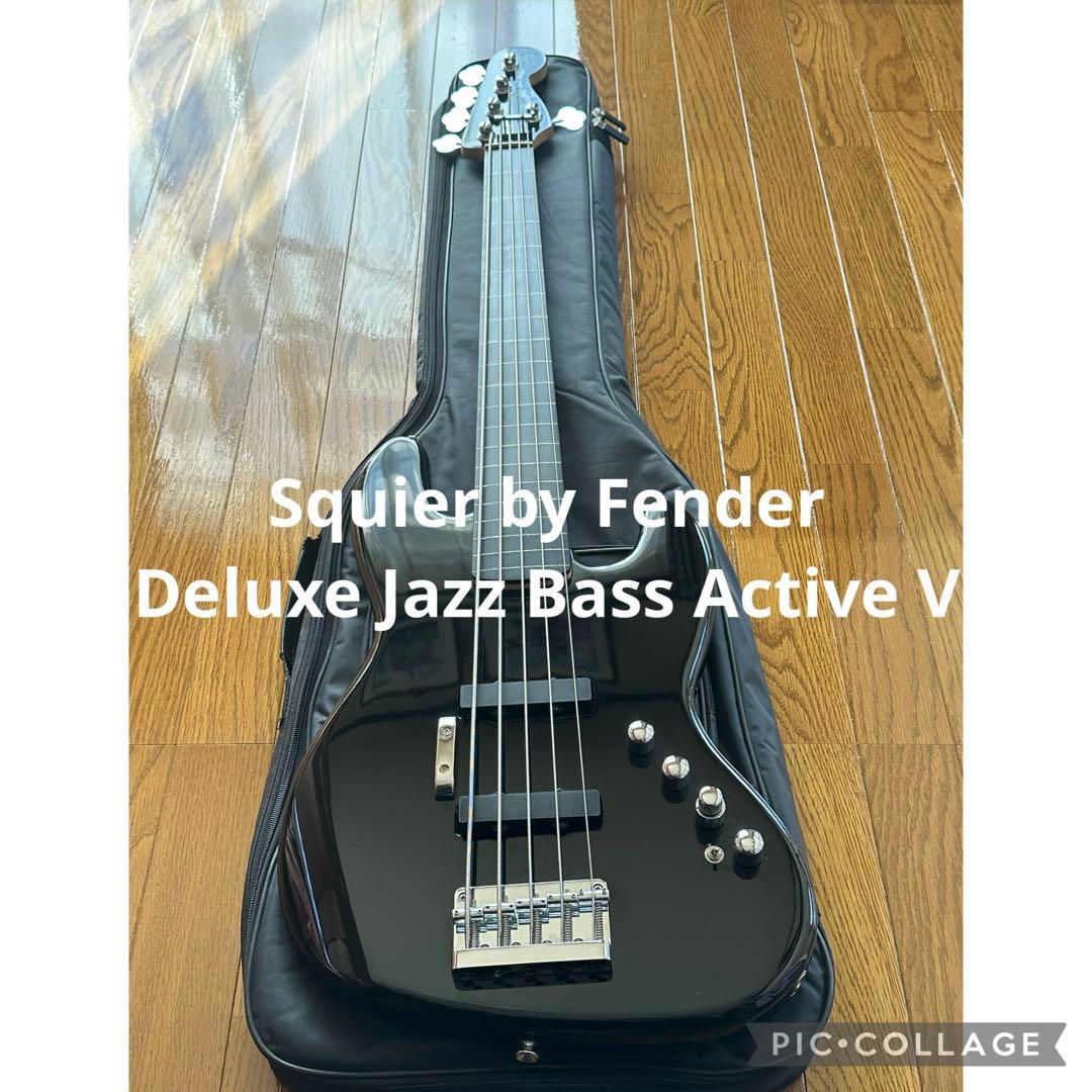 [美品]Squier Deluxe Jazz Bass Active V