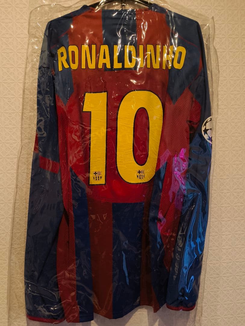 FC Barcelona Ronaldinho 04-05選手支給モデル 長袖