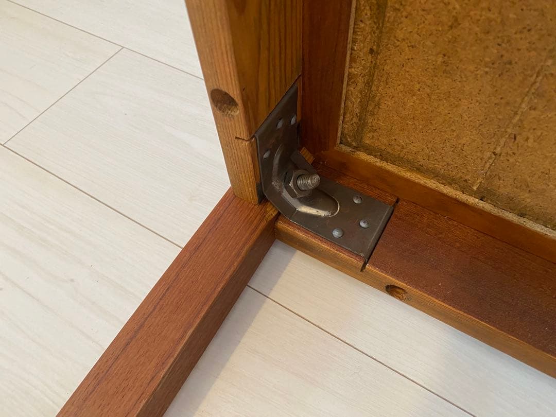 北欧 ビンテージ タイル テーブル 花 チーク