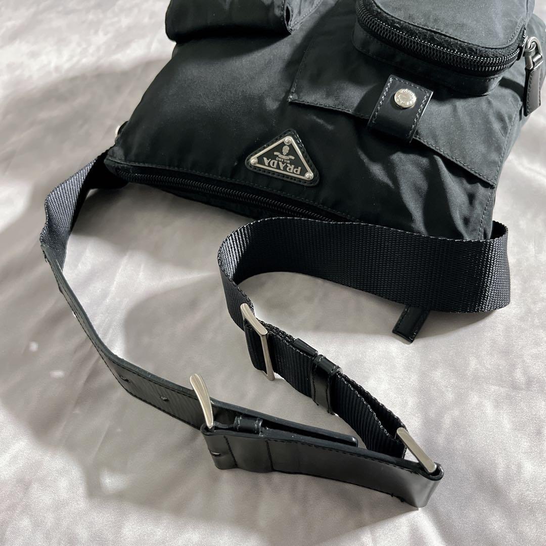 バッグ y2k 00s PRADA BodyBag Waist Bag Nylon