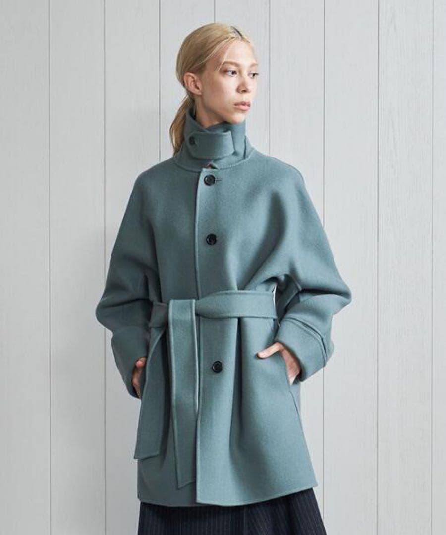 新品未使用　ウール　カシミヤ　 BELTED COAT