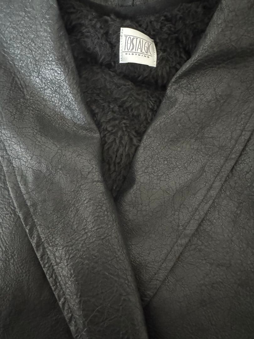 ジャケット・アウター 2way leather jacket / black