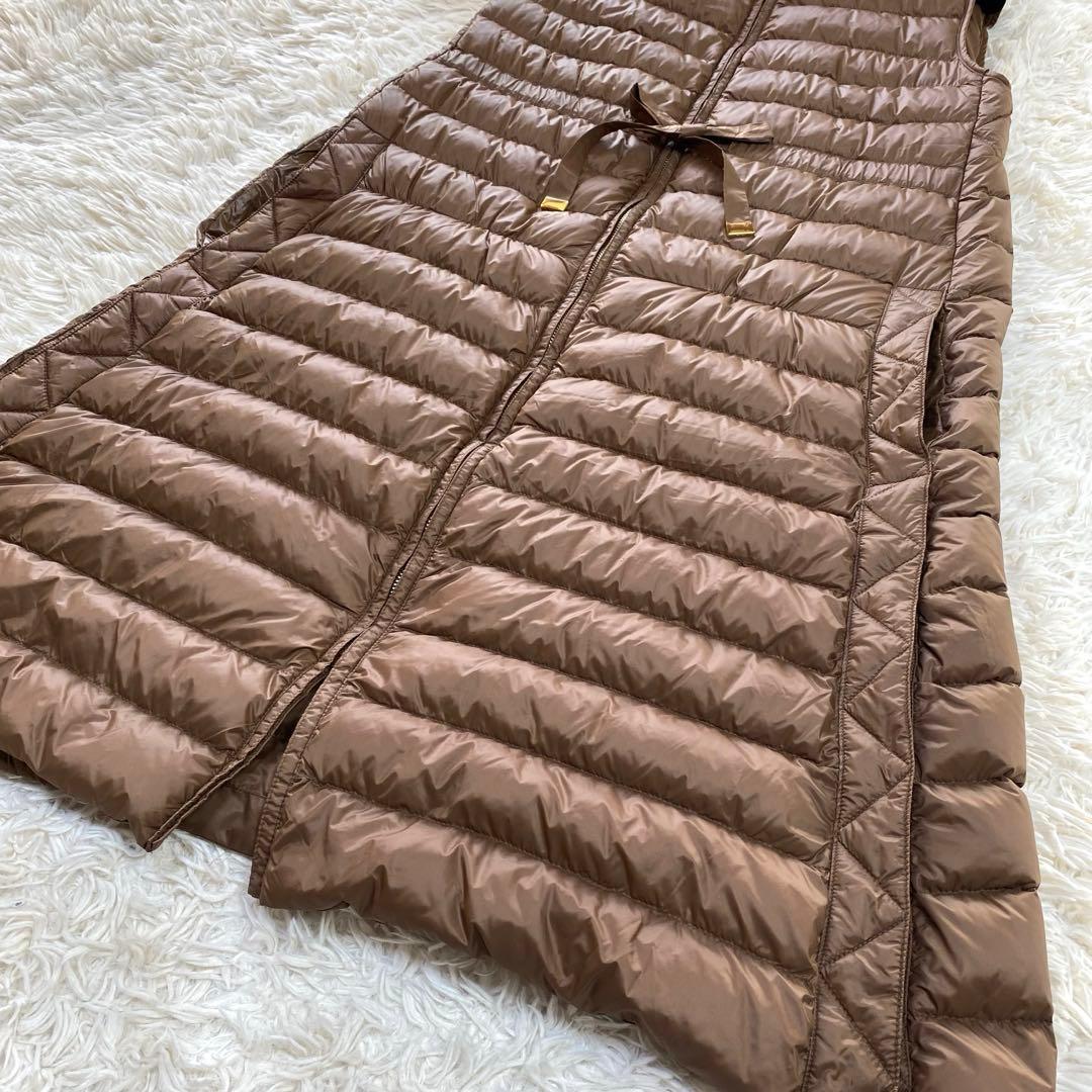 美品✨MaxMara THECUBE ロングダウンベスト ロングジレ 38