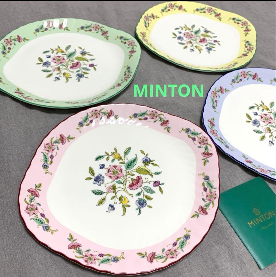 新品未使用　MINTON ハドンホール セレブレーション　 BBプレート4色