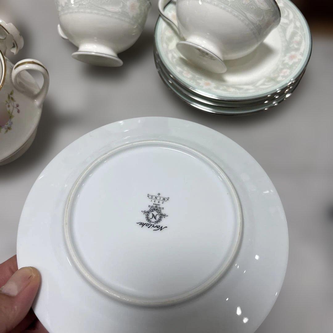 洋食器　Noritake シュガーポット プレートソーサー 42点まとめ