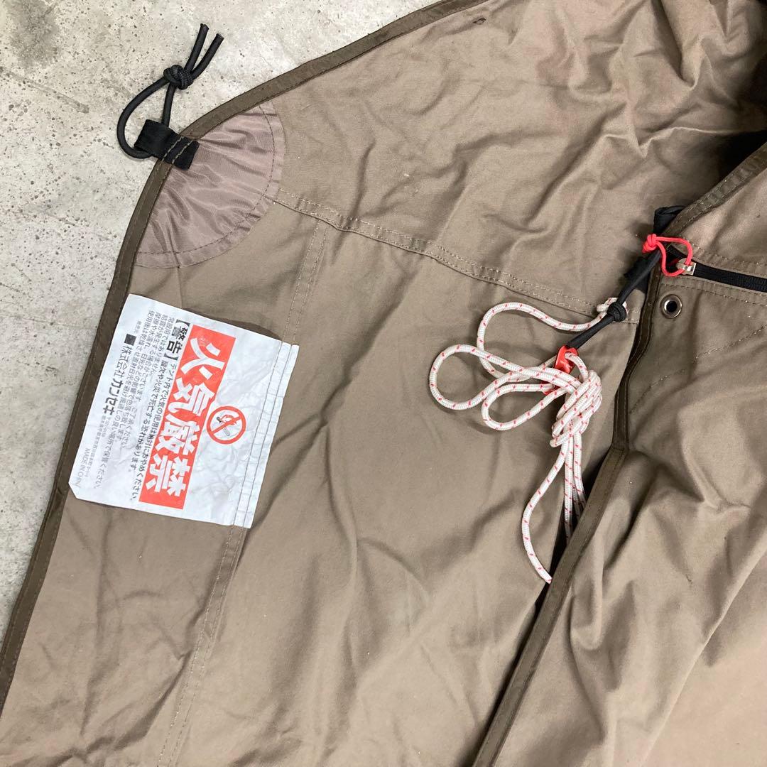 テンマクデザイン 炎幕 グランドシート付き　廃盤 パップテント ソロ