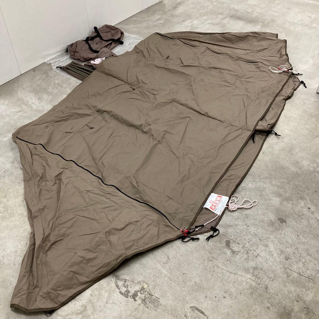 テンマクデザイン 炎幕 グランドシート付き　廃盤 パップテント ソロ