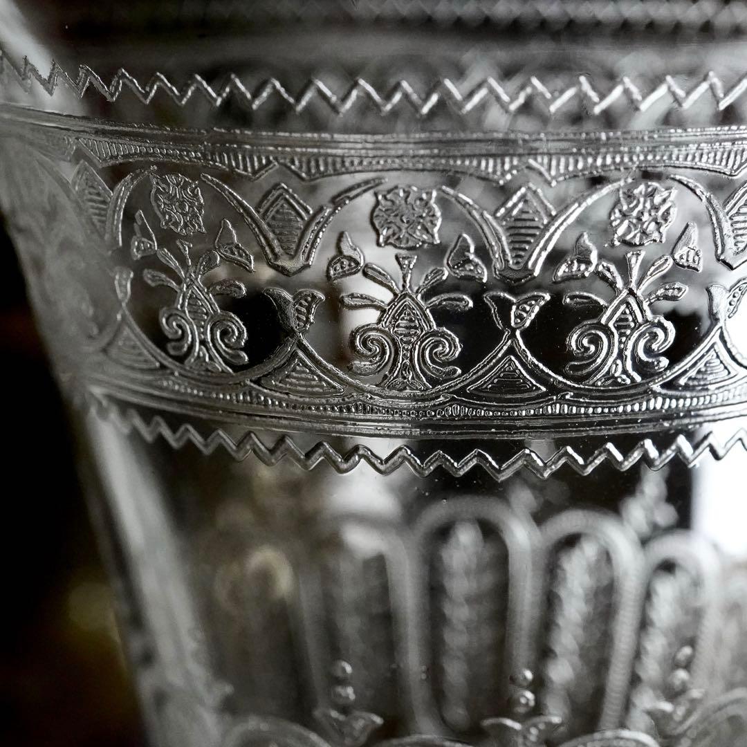 極希少オールドバカラ セギュール｜花文を纏う1脚 ワイングラス BACCARAT