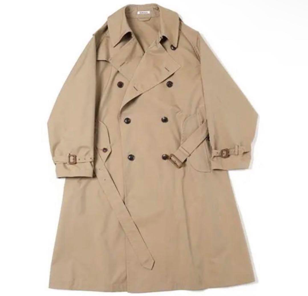 ジャケット・アウター AURALEE Finx Polyester Big Trench Coat